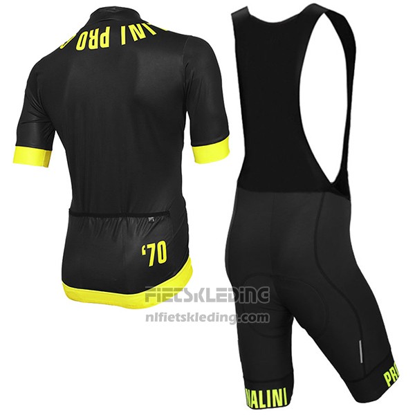 2017 Fietskleding Nalini Curva Mavone Zwart Korte Mouwen en Koersbroek