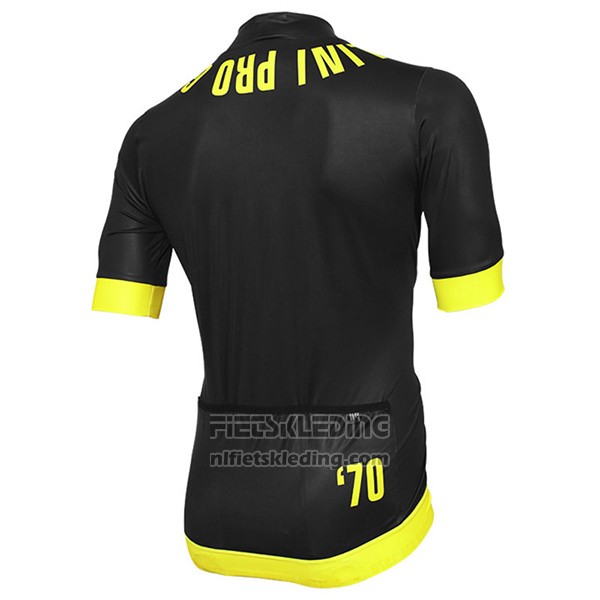 2017 Fietskleding Nalini Curva Mavone Zwart Korte Mouwen en Koersbroek