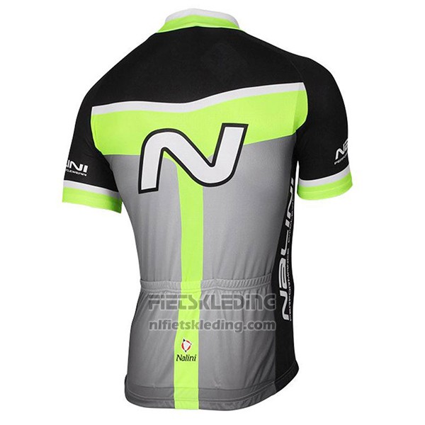 2017 Fietskleding Nalini Navision Groen en Grijs Korte Mouwen en Koersbroek