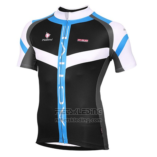 2017 Fietskleding Nalini Rigel Zwart en Blauw Korte Mouwen en Koersbroek