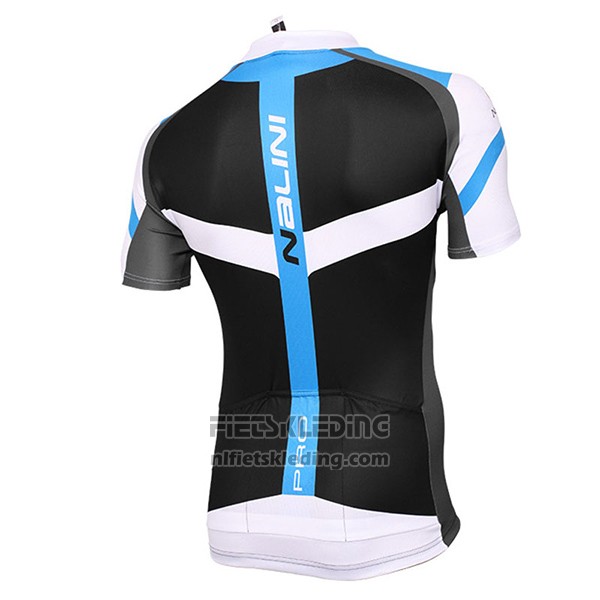 2017 Fietskleding Nalini Rigel Zwart en Blauw Korte Mouwen en Koersbroek