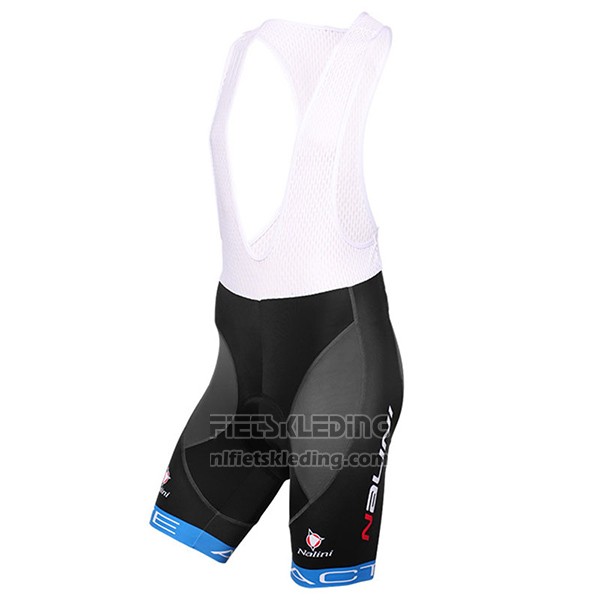 2017 Fietskleding Nalini Rigel Zwart en Blauw Korte Mouwen en Koersbroek