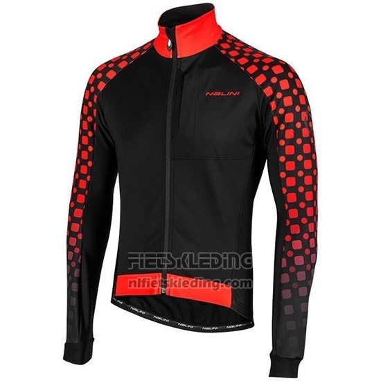 2019 Fietskleding Nalini CRIT 3l 2.0 Zwart Rood Lange Mouwen en Koersbroek