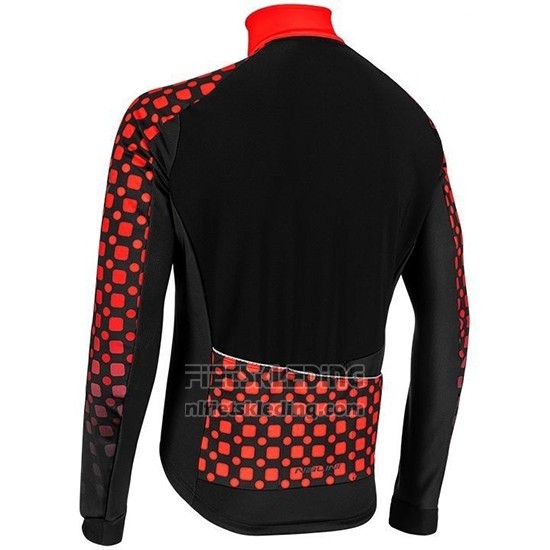 2019 Fietskleding Nalini CRIT 3l 2.0 Zwart Rood Lange Mouwen en Koersbroek