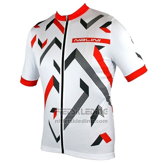 2019 Fietskleding Nalini Descesa 2.0 Wit Rood Korte Mouwen en Koersbroek