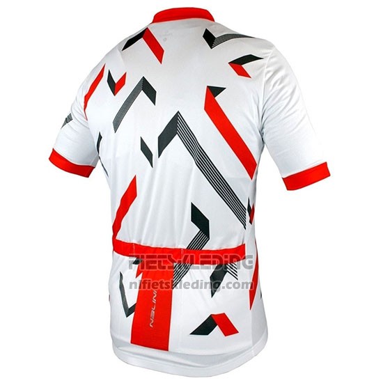2019 Fietskleding Nalini Descesa 2.0 Wit Rood Korte Mouwen en Koersbroek