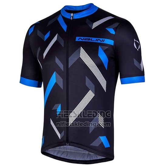 2019 Fietskleding Nalini Descesa 2.0 Zwart Blauw Korte Mouwen en Koersbroek