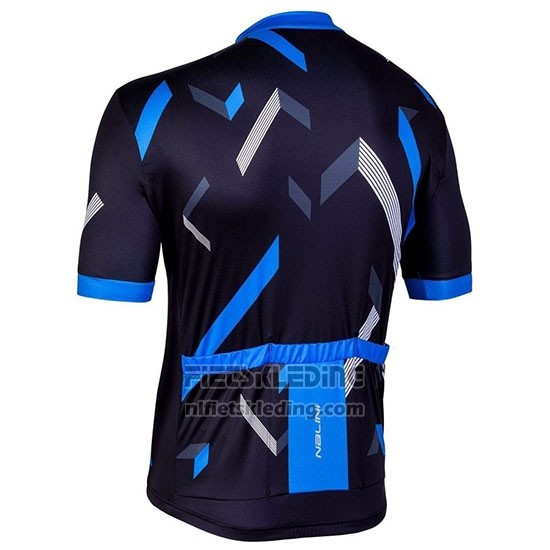 2019 Fietskleding Nalini Descesa 2.0 Zwart Blauw Korte Mouwen en Koersbroek