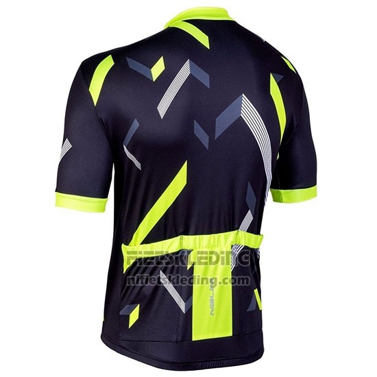 2019 Fietskleding Nalini Descesa 2.0 Zwart Geel Korte Mouwen en Koersbroek