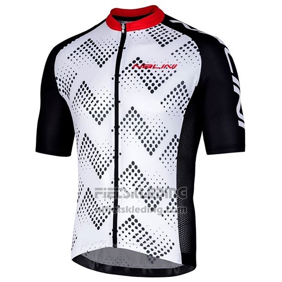 2019 Fietskleding Nalini Podio 2.0 Zwart Wit Korte Mouwen en Koersbroek
