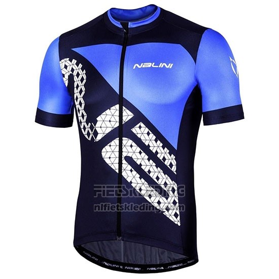 2019 Fietskleding Nalini Volata 2.0 Zwart Blauw Korte Mouwen en Koersbroek