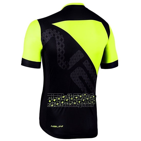 2019 Fietskleding Nalini Volata 2.0 Zwart Geel Korte Mouwen en Koersbroek