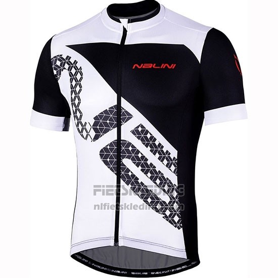 2019 Fietskleding Nalini Volata 2.0 Zwart Wit Korte Mouwen en Koersbroek