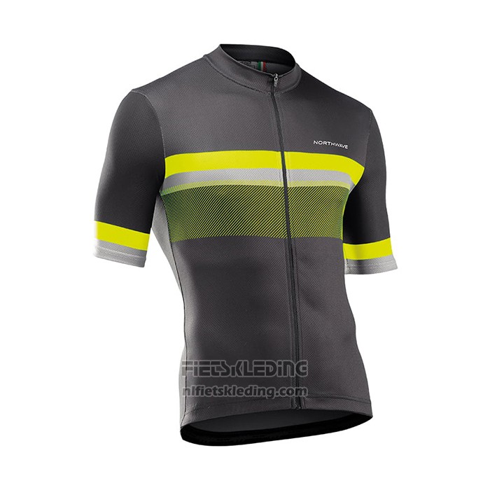 2021 Fietskleding Northwave Geel Korte Mouwen en Koersbroek