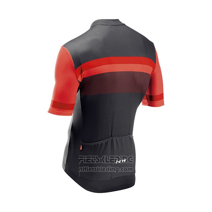 2021 Fietskleding Northwave Rood Korte Mouwen en Koersbroek
