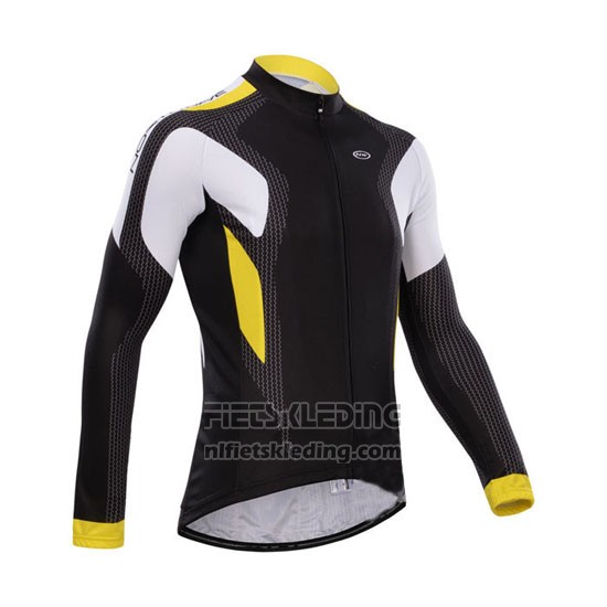 2015 Fietskleding Northwave Zwart en Geel Lange Mouwen en Koersbroek