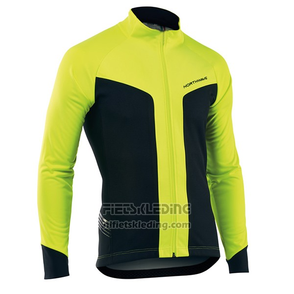 2017 Fietskleding Nalini Northwave Ml Geel en Zwart Lange Mouwen en Koersbroek