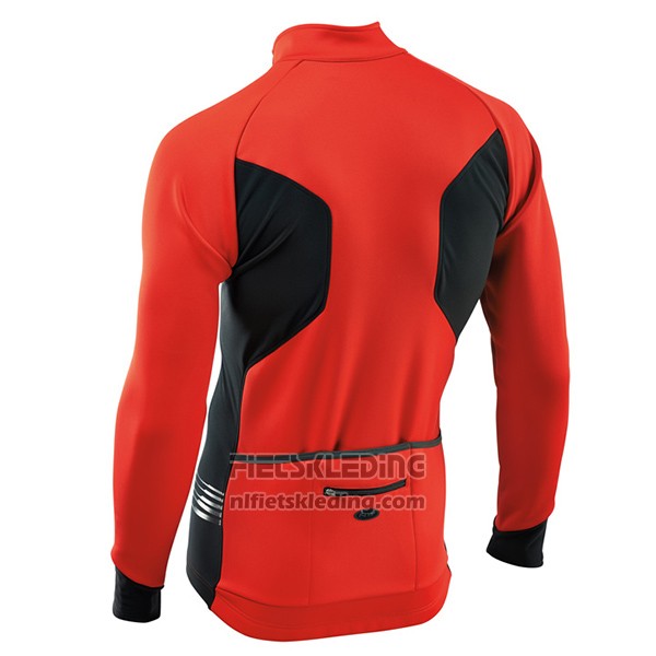 2017 Fietskleding Nalini Northwave Ml Rood en Zwart Lange Mouwen en Koersbroek