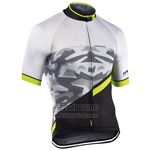 2017 Fietskleding Northwave Blade Air Zwart en Wit Korte Mouwen en Koersbroek