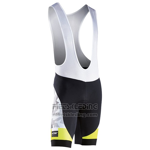 2017 Fietskleding Northwave Blade Air Zwart en Wit Korte Mouwen en Koersbroek