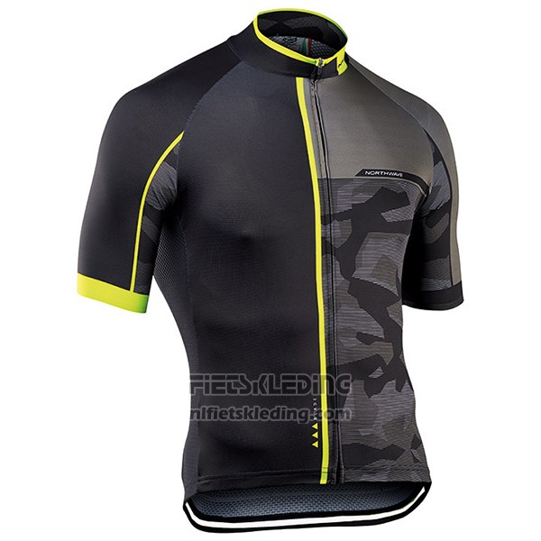 2017 Fietskleding Northwave Blade Zwart Korte Mouwen en Koersbroek
