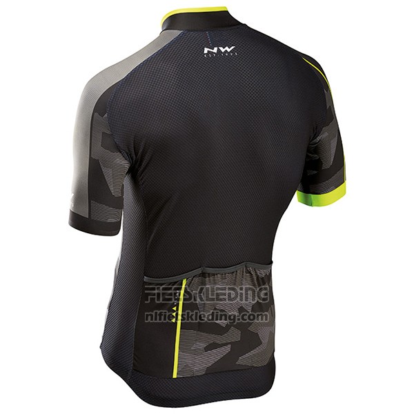 2017 Fietskleding Northwave Blade Zwart Korte Mouwen en Koersbroek