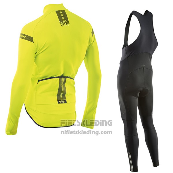 2017 Fietskleding Northwave Ml Geel Lange Mouwen en Koersbroek