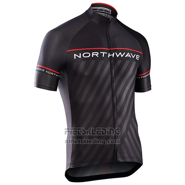 2017 Fietskleding Northwave Zwart Korte Mouwen en Koersbroek