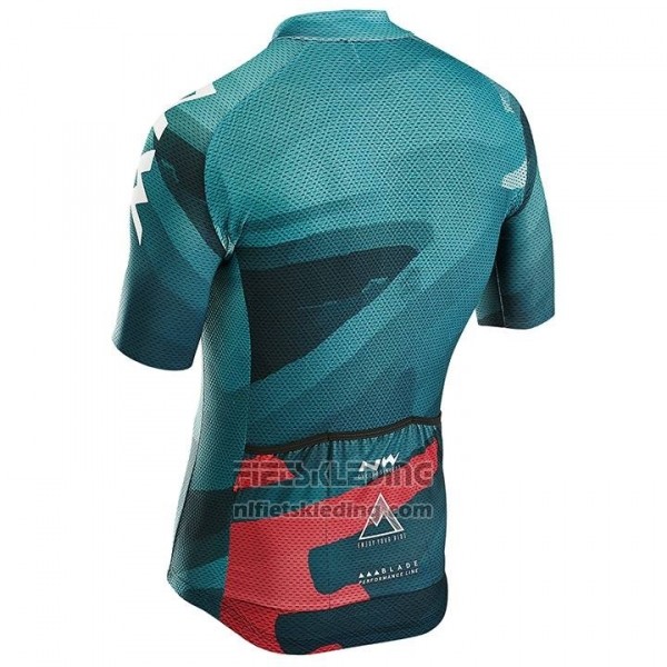 2018 Fietskleding Northwave Groen Roze Korte Mouwen en Koersbroek