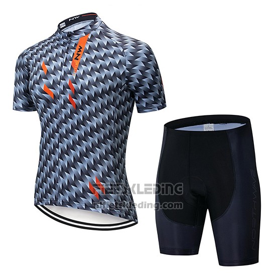 2019 Fietskleding Northwave Grijs Oranje Korte Mouwen en Koersbroek