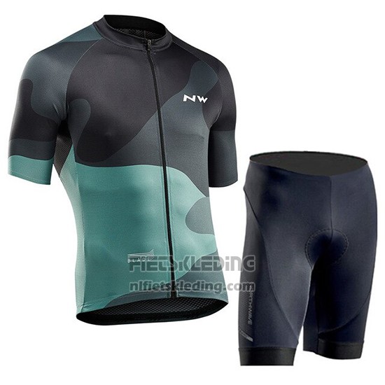 2019 Fietskleding Northwave Groen Korte Mouwen en Koersbroek