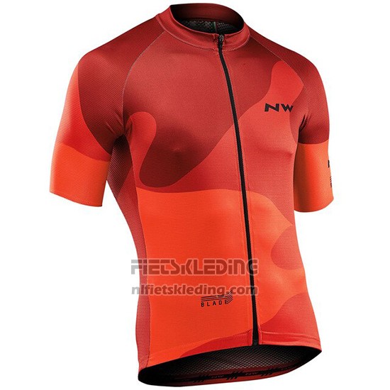 2019 Fietskleding Northwave Oranje Korte Mouwen en Koersbroek