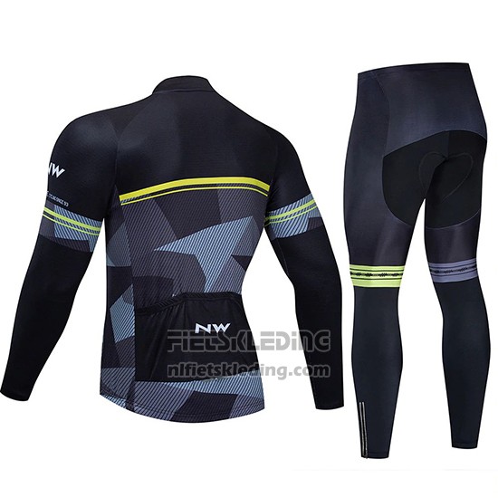 2019 Fietskleding Northwave Zwart Grijs Lange Mouwen en Koersbroek