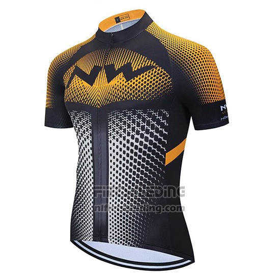 2020 Fietskleding Northwave Oranje Zwart Korte Mouwen en Koersbroek
