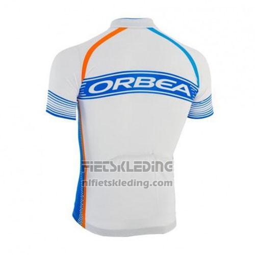 2015 Fietskleding Orbea Azuur en Wit Korte Mouwen en Koersbroek