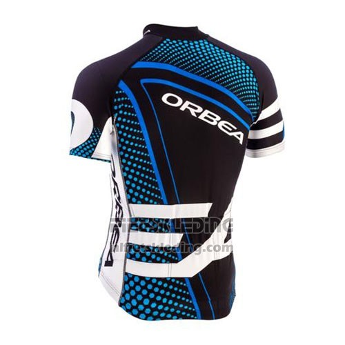 2015 Fietskleding Orbea Zwart en Blauw Korte Mouwen en Koersbroek