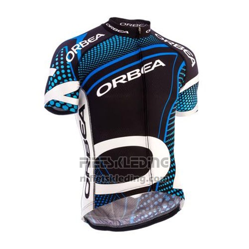 2015 Fietskleding Orbea Zwart en Blauw Korte Mouwen en Koersbroek