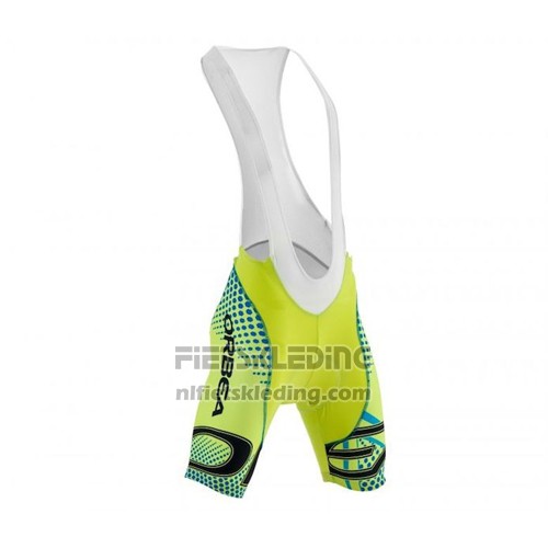 2015 Fietskleding Orbea Zwart en Geel Korte Mouwen en Koersbroek