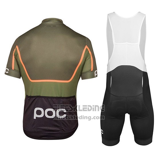 2018 Fietskleding POC Essential Road Block Camouflage Korte Mouwen en Koersbroek