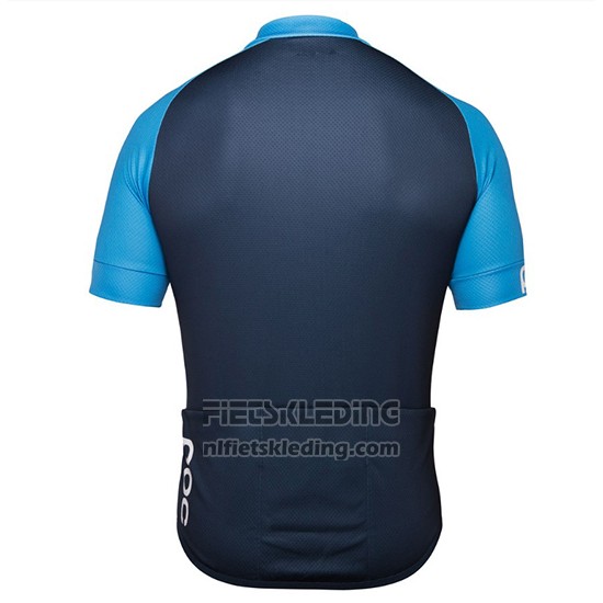 2018 Fietskleding POC Essential XC Blauw en Zwart Korte Mouwen en Koersbroek