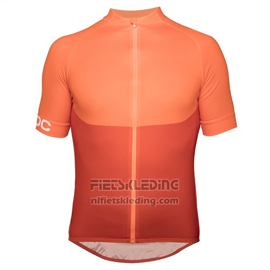 2018 Fietskleding POC Essential XC Oranje Korte Mouwen en Koersbroek