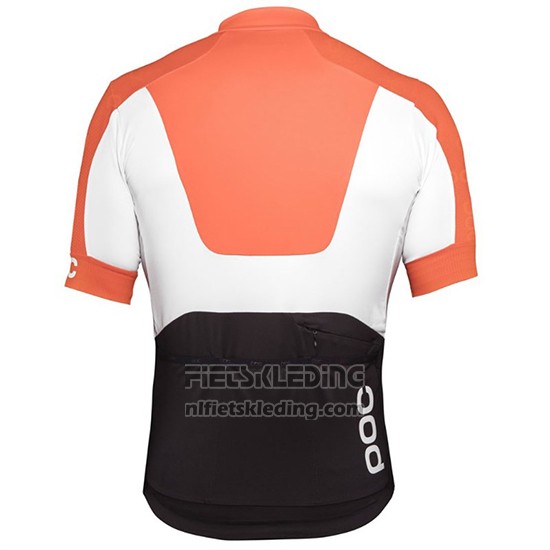 2018 Fietskleding POC Oranje Wit Zwart Korte Mouwen en Koersbroek
