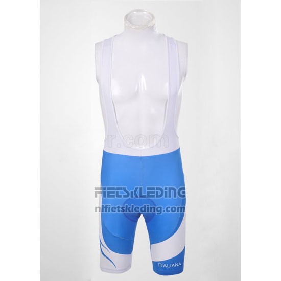 2011 Fietskleding Pinarello Azuur en Wit Korte Mouwen en Koersbroek
