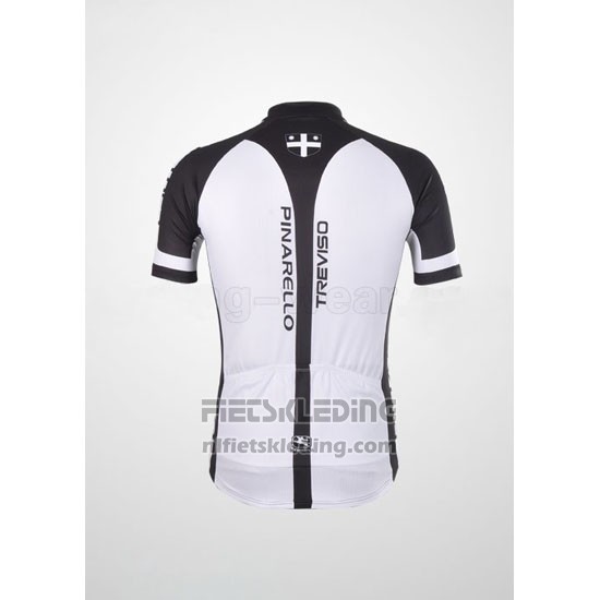 2012 Fietskleding Pinarello Zwart en Wit Korte Mouwen en Koersbroek