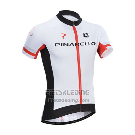 2014 Fietskleding Pinarello Zwart en Wit Korte Mouwen en Koersbroek