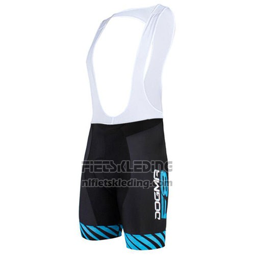 2015 Fietskleding Pinarello Zwart en Blauw Korte Mouwen en Koersbroek
