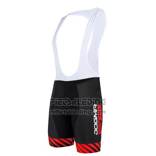 2015 Fietskleding Pinarello Zwart en Rood Korte Mouwen en Koersbroek