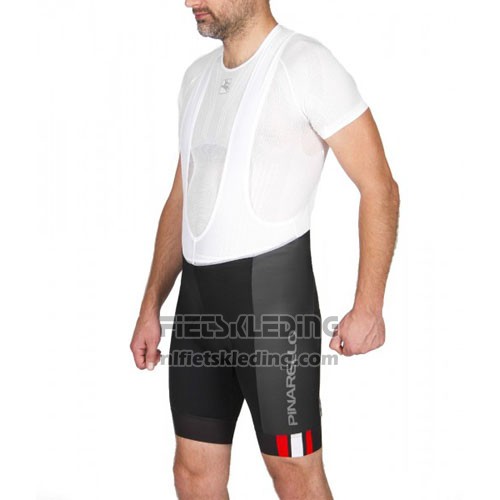 2016 Fietskleding Pinarello Rood en Zwart Korte Mouwen en Koersbroek