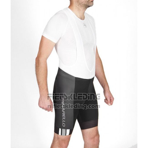 2016 Fietskleding Pinarello Zwart en Wit Korte Mouwen en Koersbroek