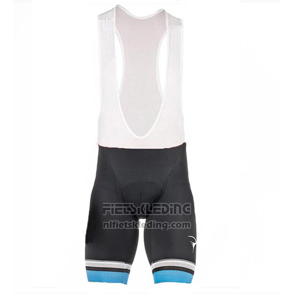 2017 Fietskleding Pinarello Zwart en Blauw Korte Mouwen en Koersbroek